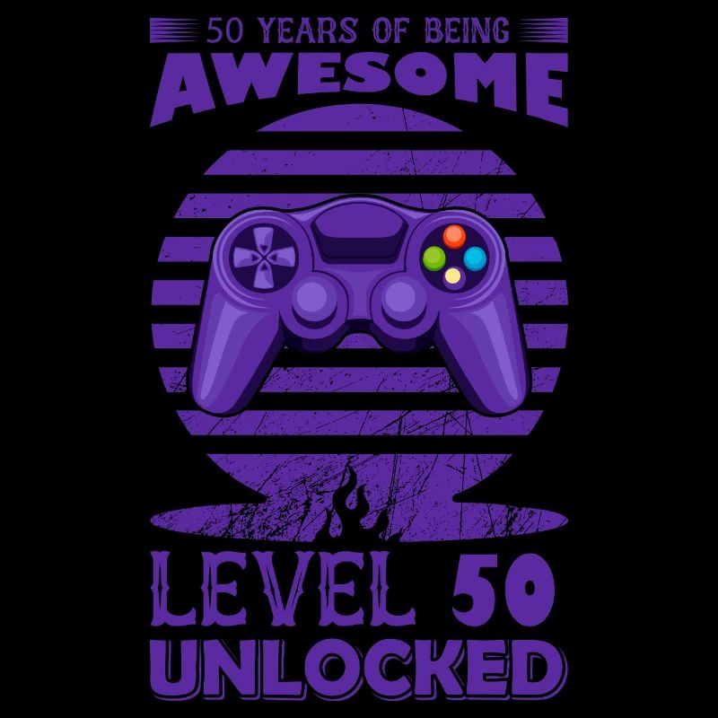 Retro Gaming Controller Motif