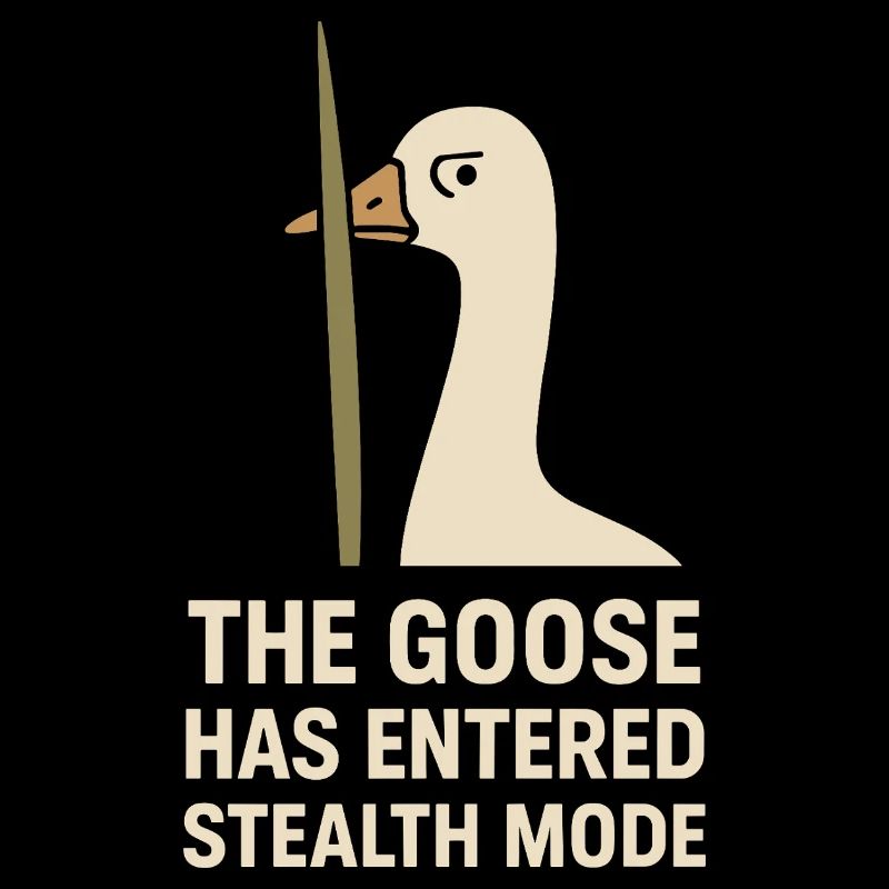 Funny Geese Meme Chaos Honk Certified Silly