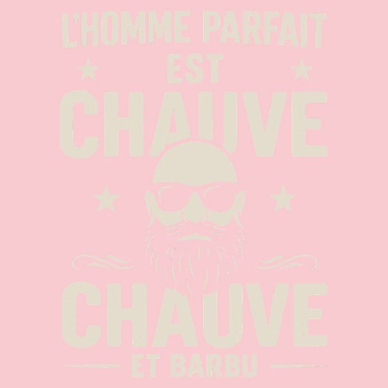 Der perfekte Mann hat eine Glatze und einen Bart