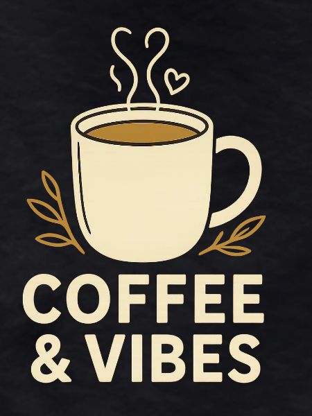Coffee & Vibes Mug Illustration