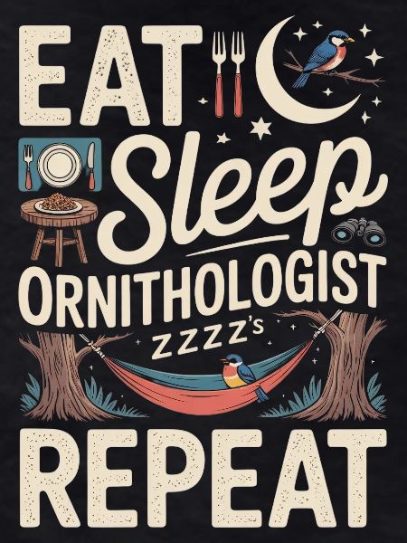 Eat sleep ornithologist repeat