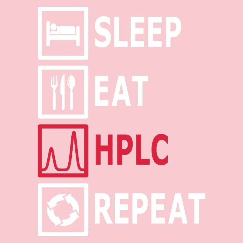 HPLC Performance Chromatography Eat Sleep Repeat