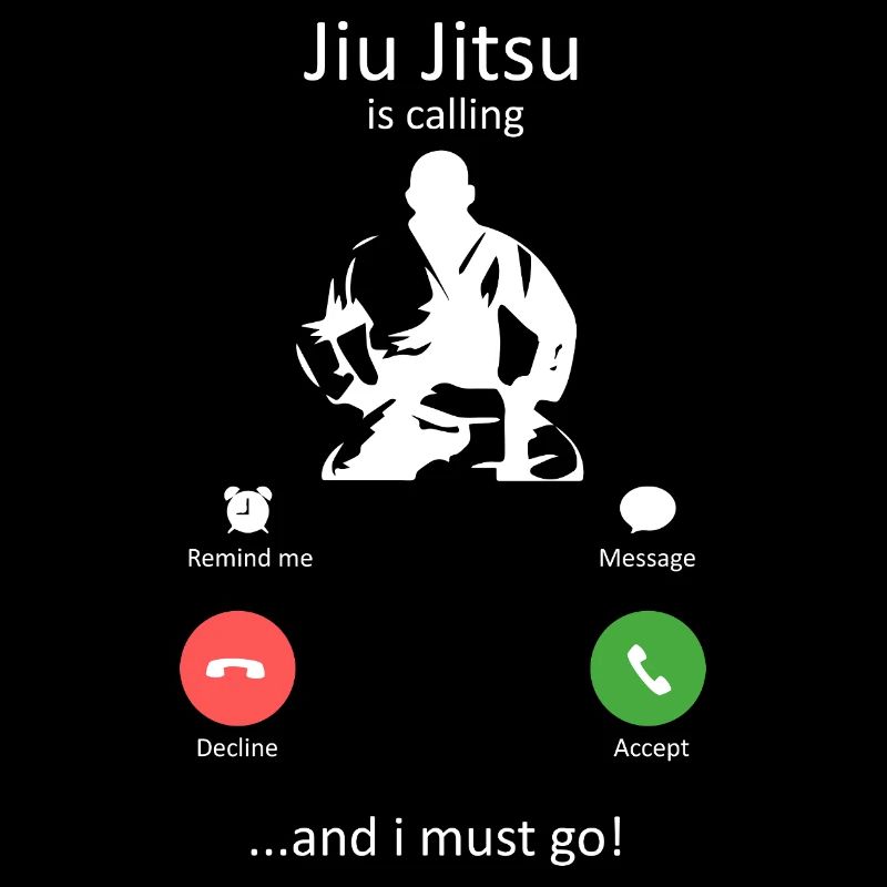 Jiu Jitsu ruft lustige Kampfsport-Slogans