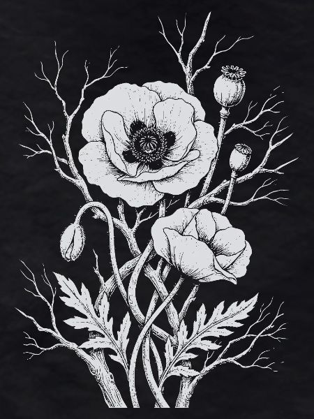 Poppy flowers 