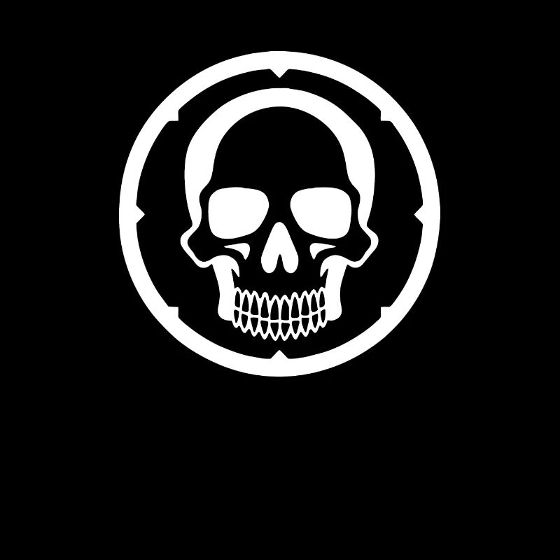 Tribal Symbol, Simple Skull