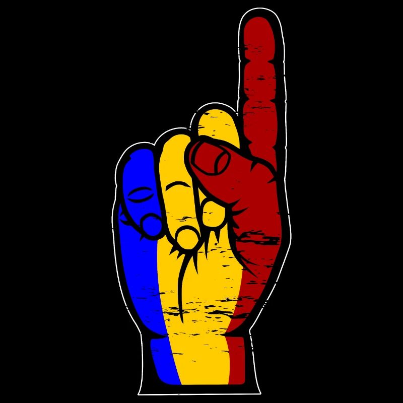 Drapeau de la Roumanie numéro 1 utilisé