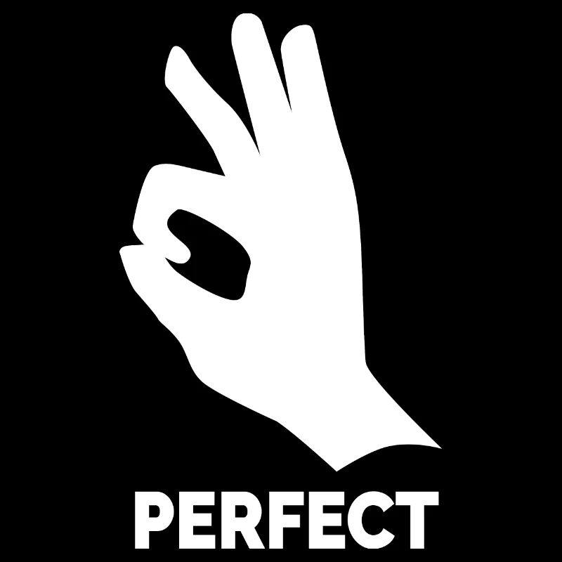 Perfect Handzeichen – OK Symbol
