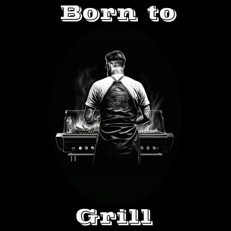 Born to Grill white
