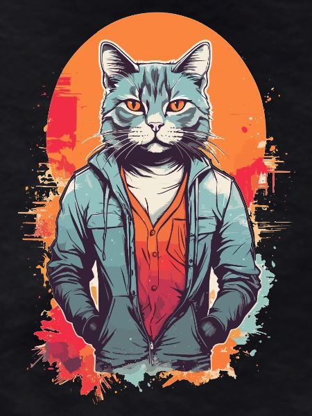 Cool Gray Cat