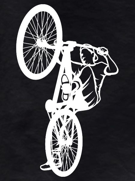 BMX Cyclist Drawing