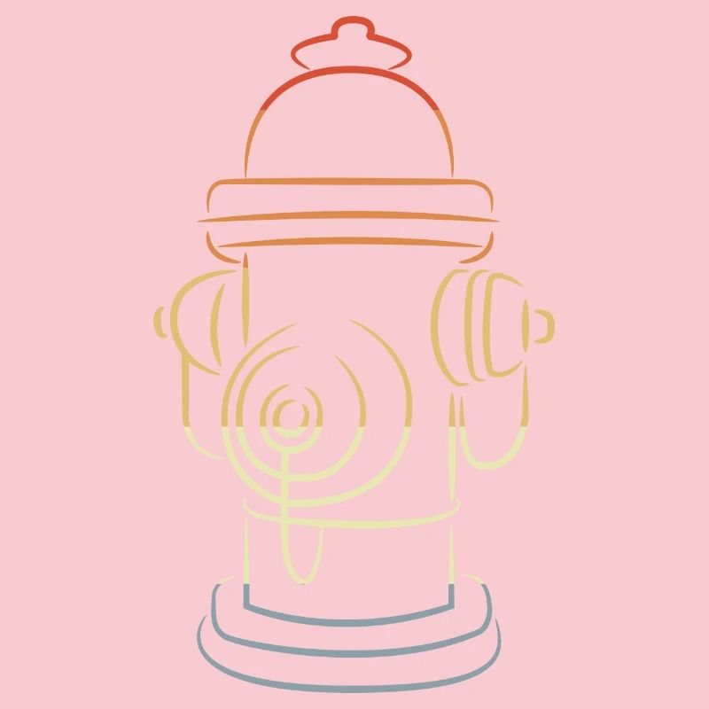 Retro Feuerhydrant