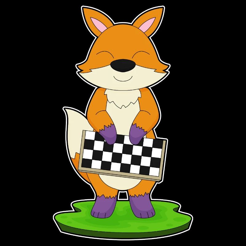 Fuchs Schach Schachbrett Brettspiel