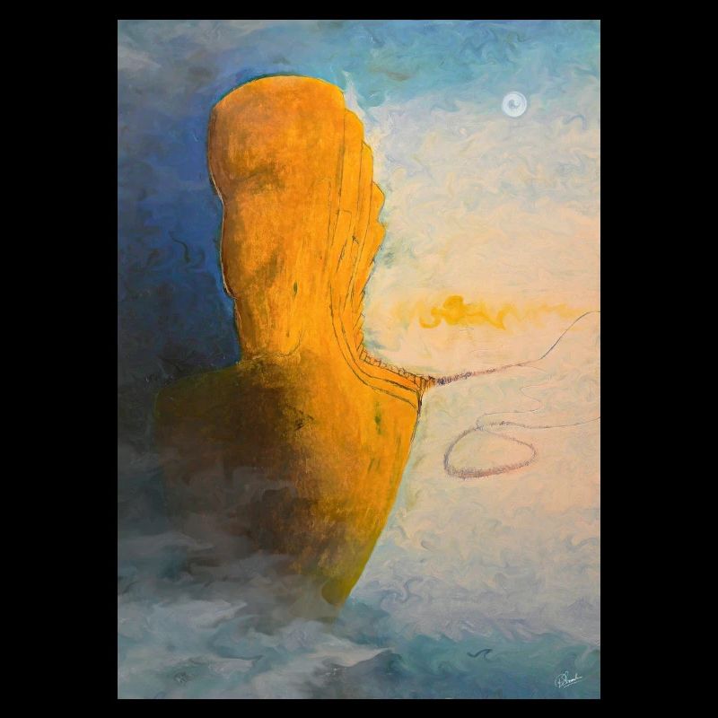 Abstract Multitude Human Silhouettes