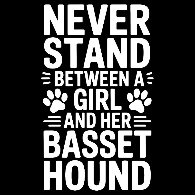 Basset Hound Spruch Mädchen Basset Hound Geschenk