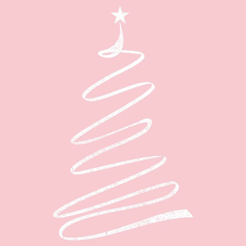 Minimalist Christmas Tree Funny Celebration