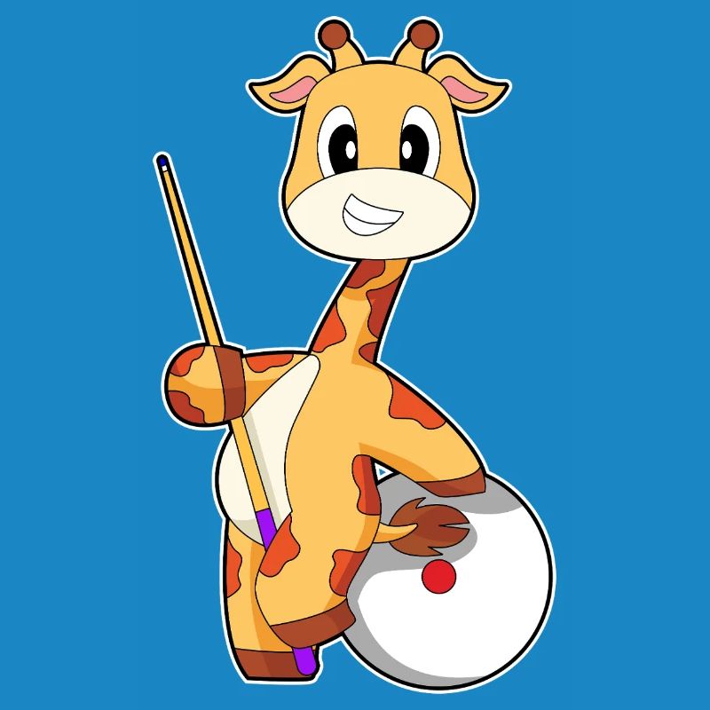 Billard de girafe Sport de queue