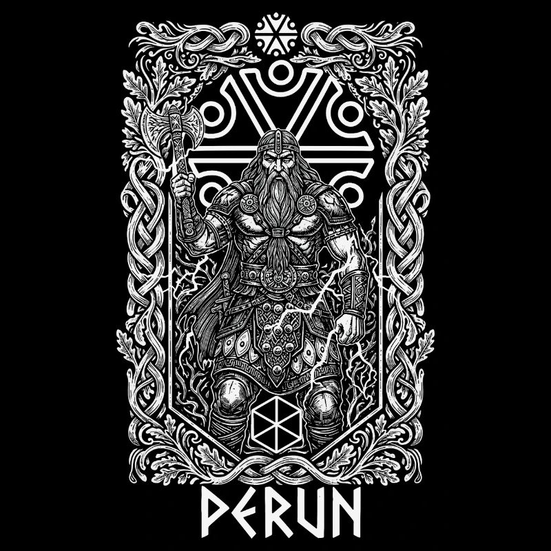 Perun Slavic Thunder God