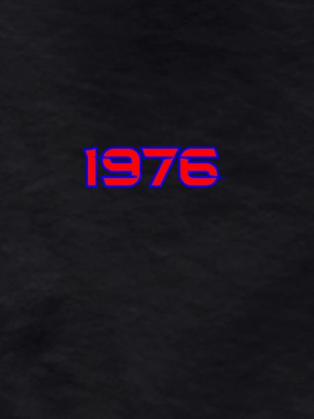 1976 Retro Neon Glitch