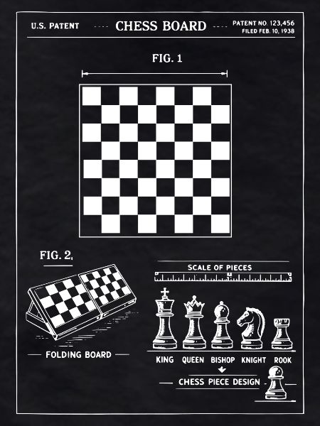 Chessboard Blueprint Patent