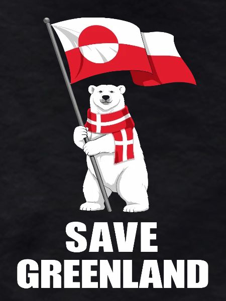 Polar Bear Flag Save Greenland