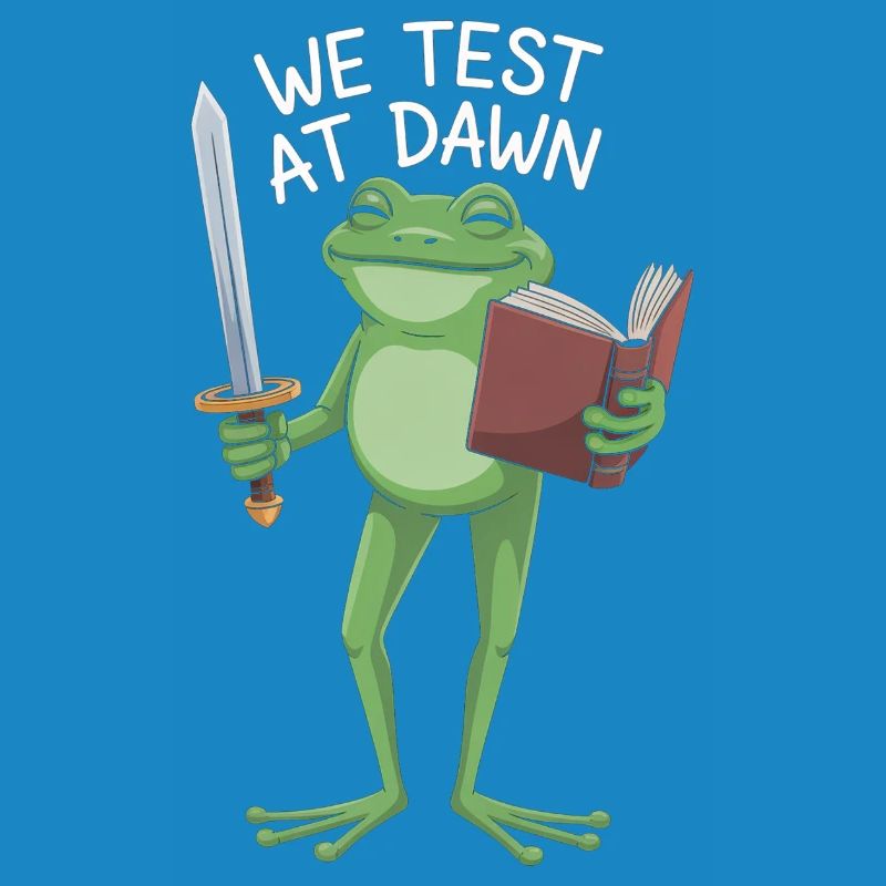 Grenouille de Test de l’Aube : Épée & Parchemin