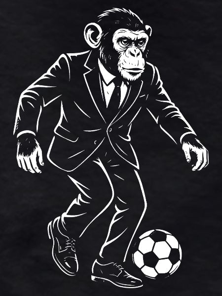 Elegant Monkey plays Football