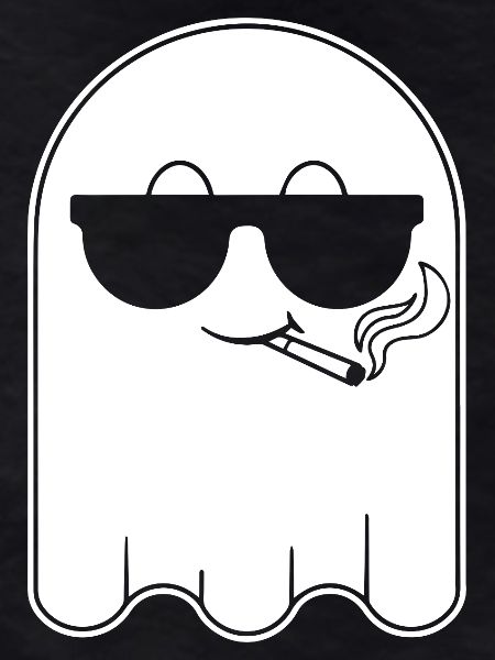 Ghost Sunglasses Smoking Ghost Halloween