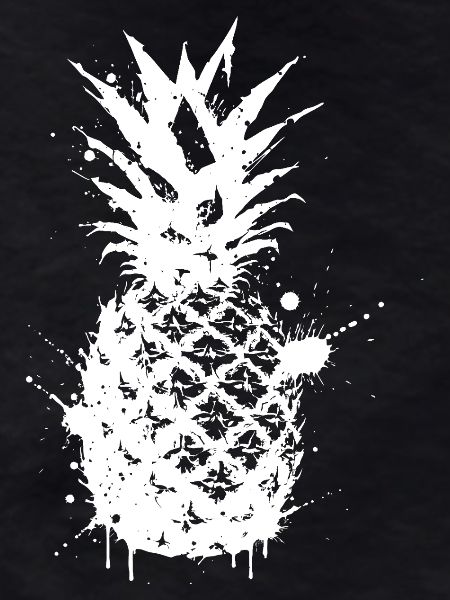 Ananasspritzer Graphic White