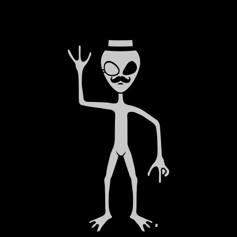 Sir Alien waves friendly