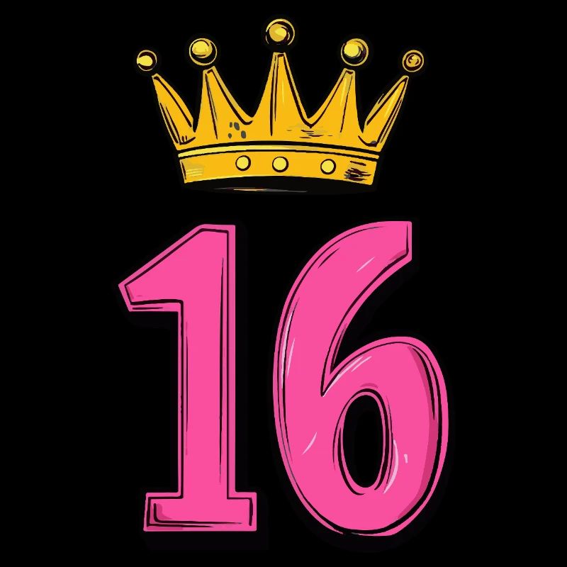 16 Number Jersey Crown