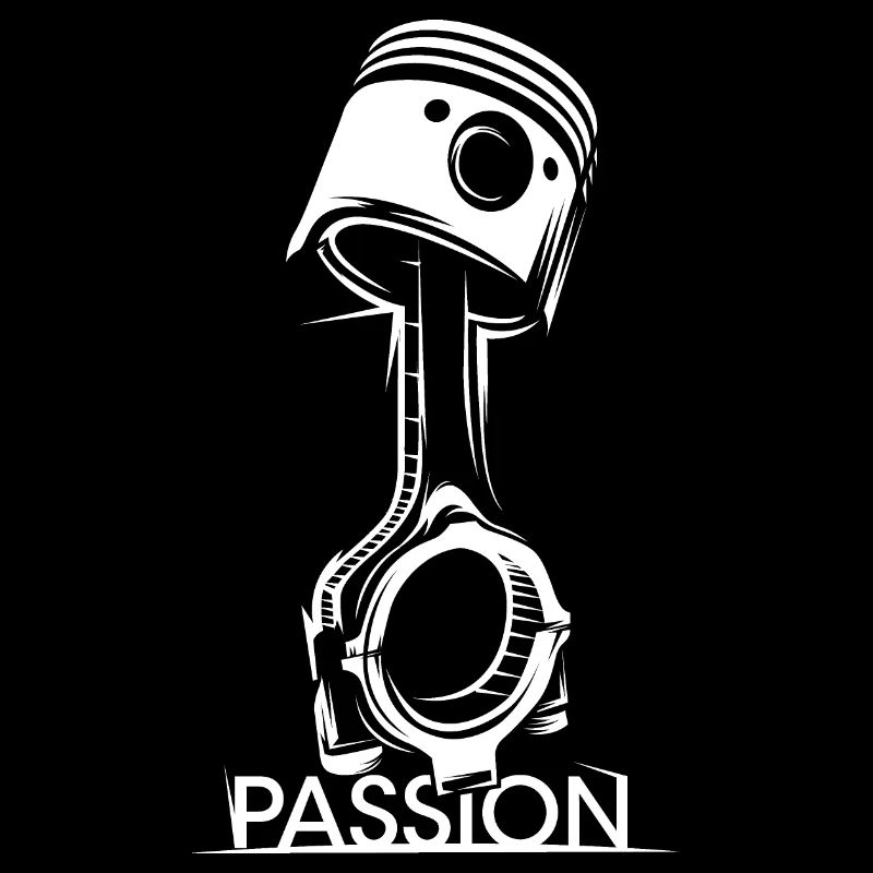 Piston Tuner Passion Auto Racing Motor icône Logo