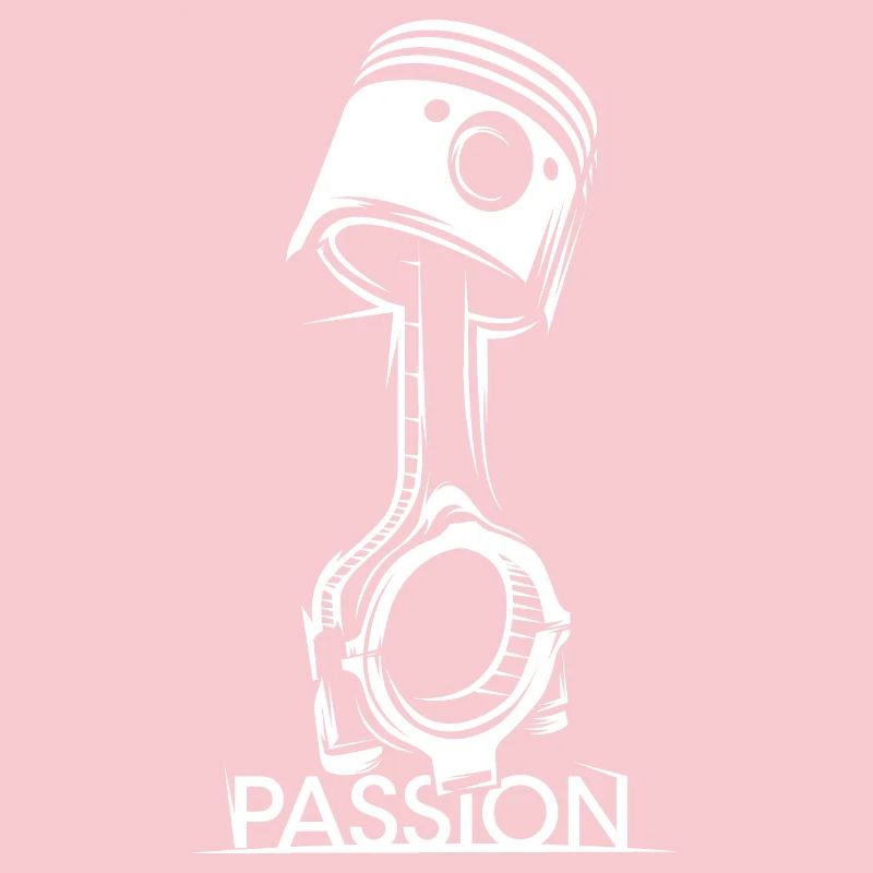 Piston Tuner Passion Auto Racing Motor icon Logo
