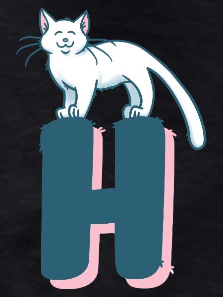 Cat Letter H