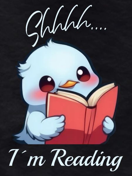 Vogel mit Buch