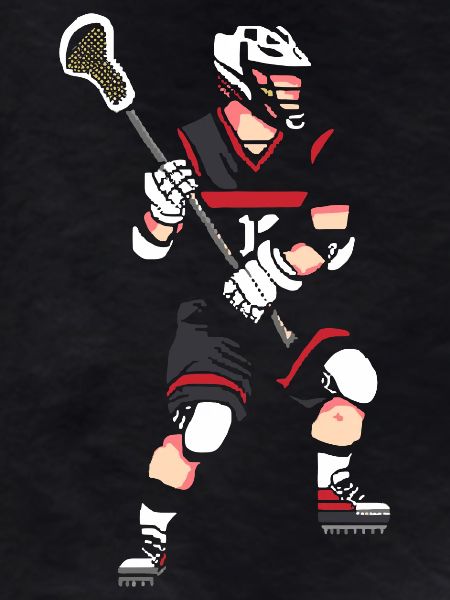 Lacrosse Player Pixel