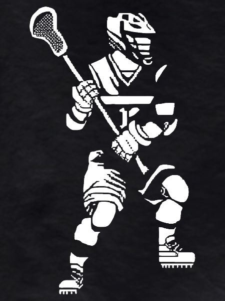 Lacrosse Player Pixel Art