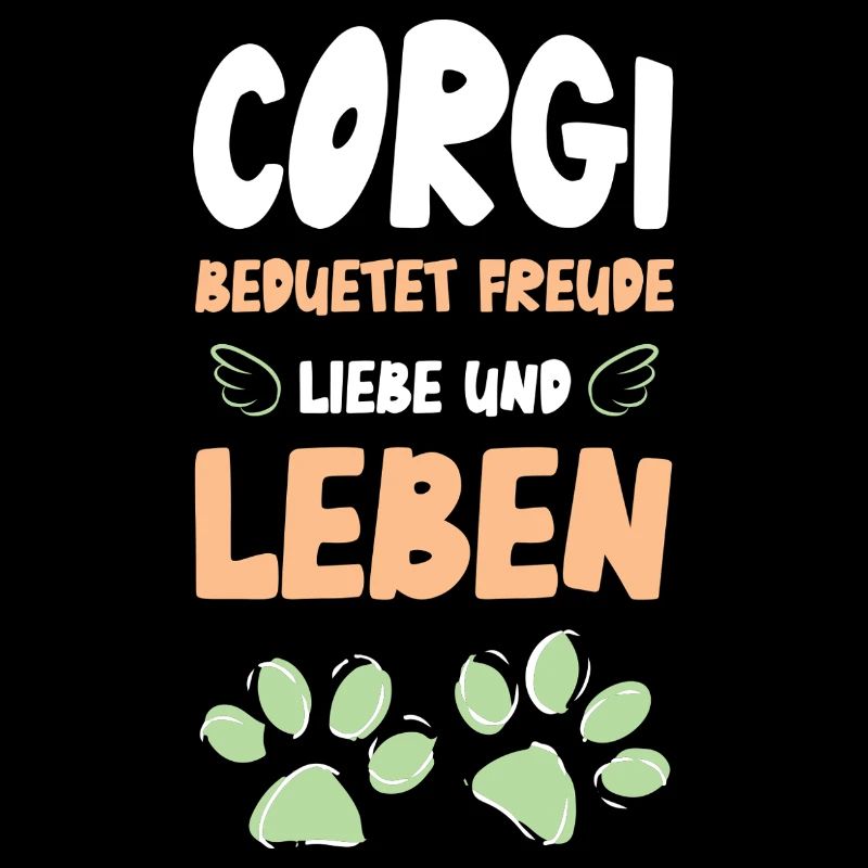 Corgi Freude Liebe Leben