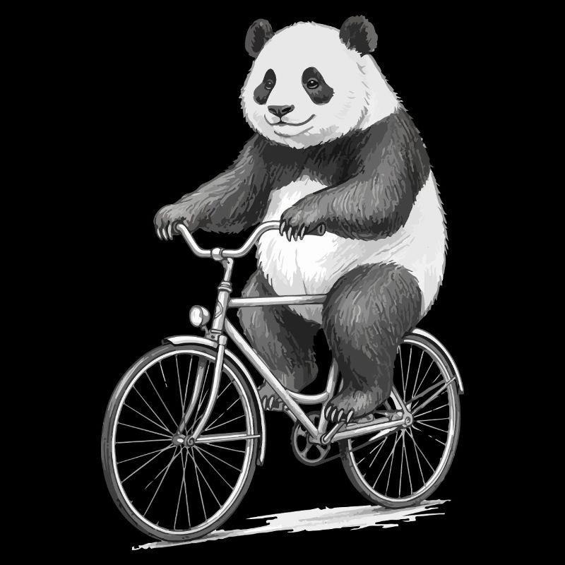 Panda à vélo