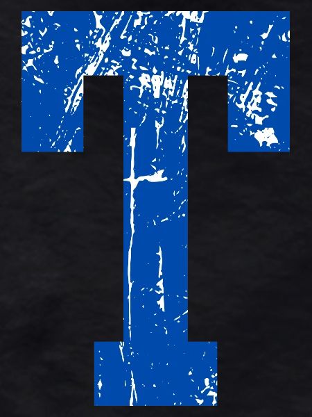 Letter t sport retro