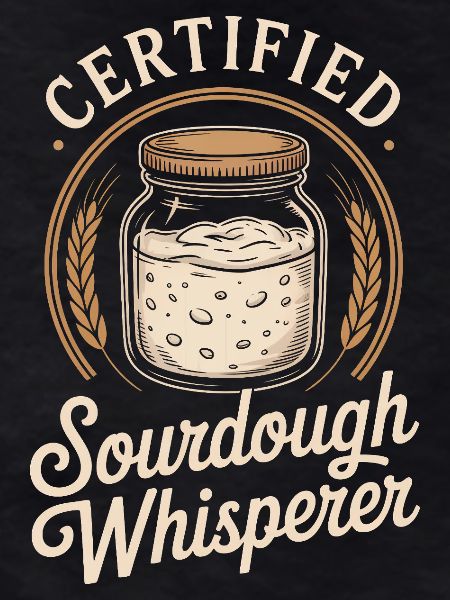 Sourdough Whisperer Jar Badge