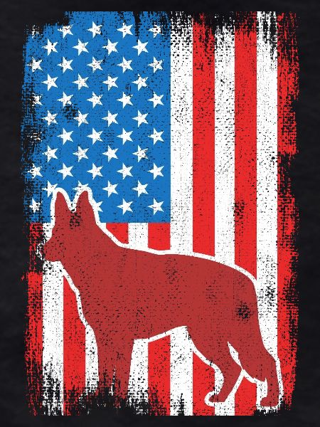 US Patriotic Shepherd Dog