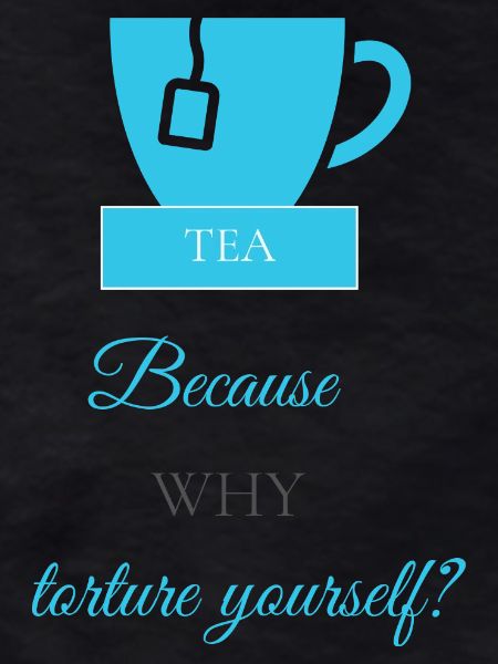 TEA-RIFFIC (Light Blue + Grey)