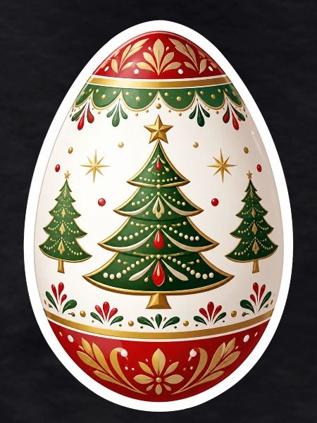 Christmas Easter Egg. 1