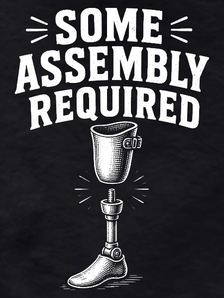 Assembly Required Funny Leg Amputee