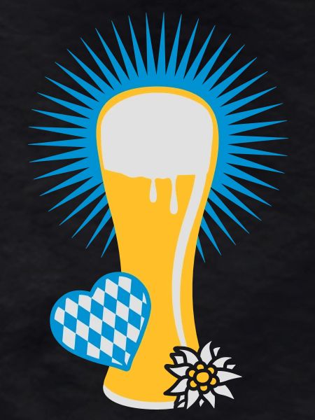 wheat beer glass