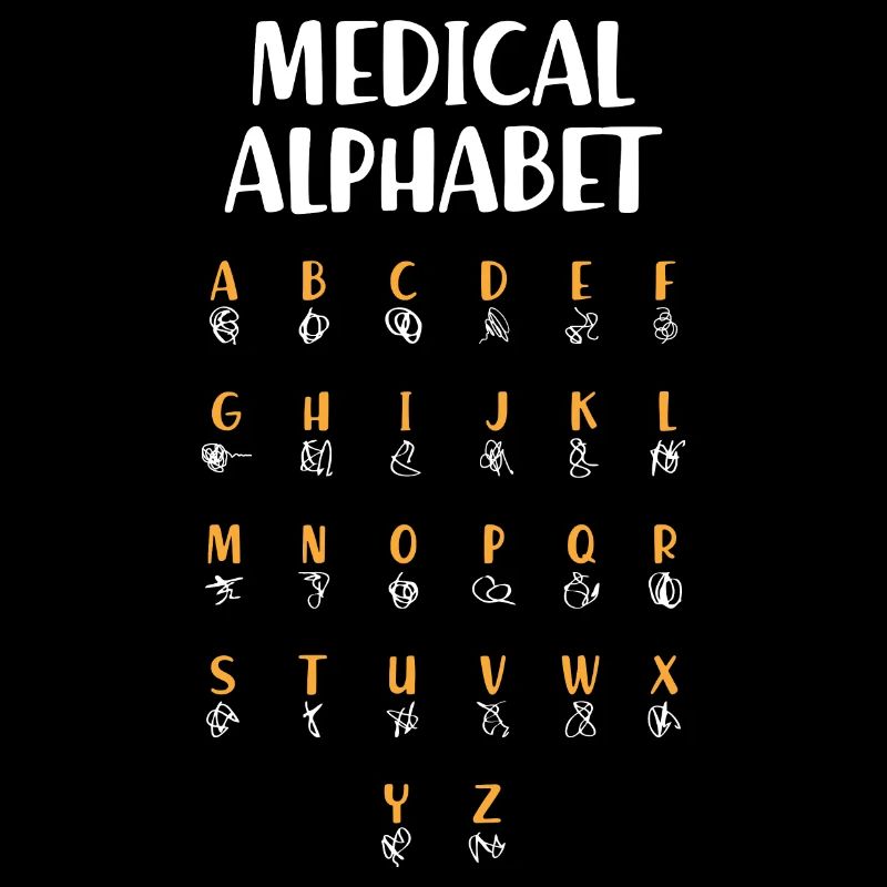 Medical Alphabet (dark)