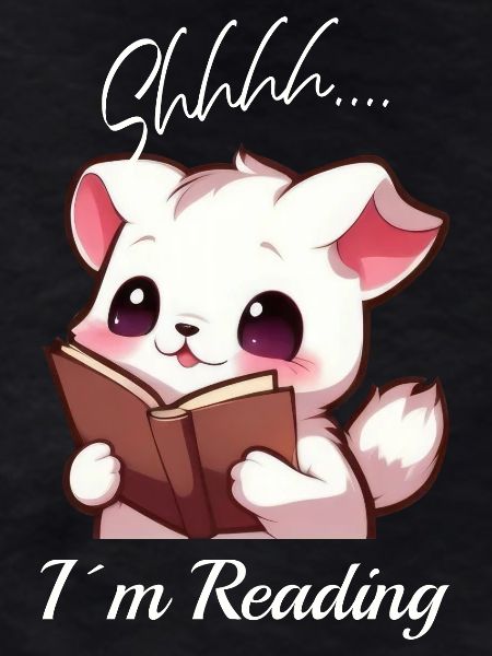 Cat with book
