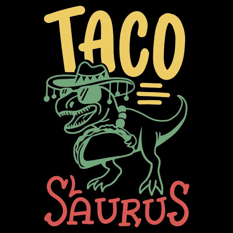 Taco Saurus Cinco de Mayo Mexikaner