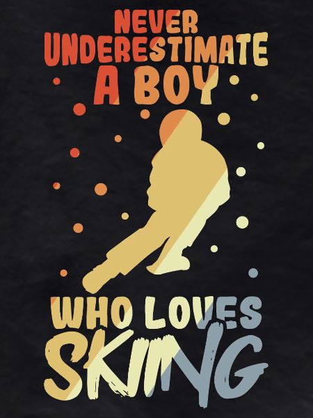 Funny ski boy