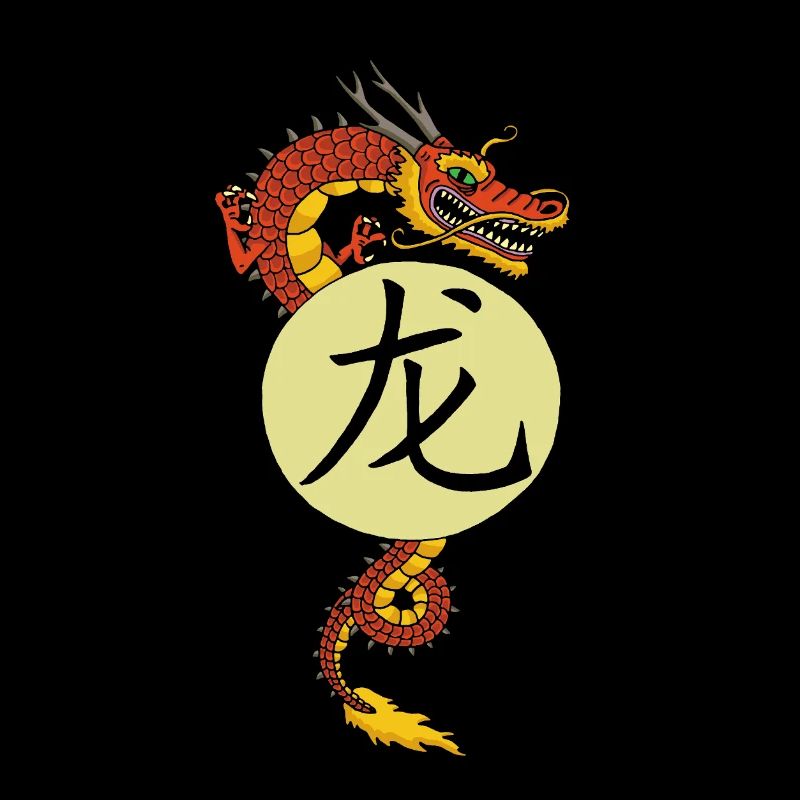 Dragon rouge chinois